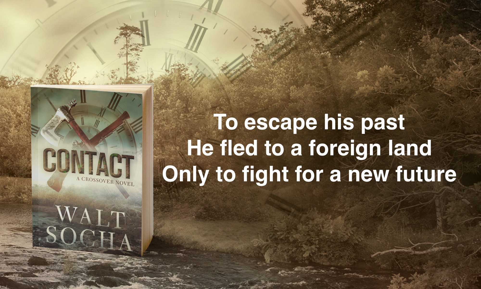 To escape his past, He fled to a foreign land, Only to fight for a new future.